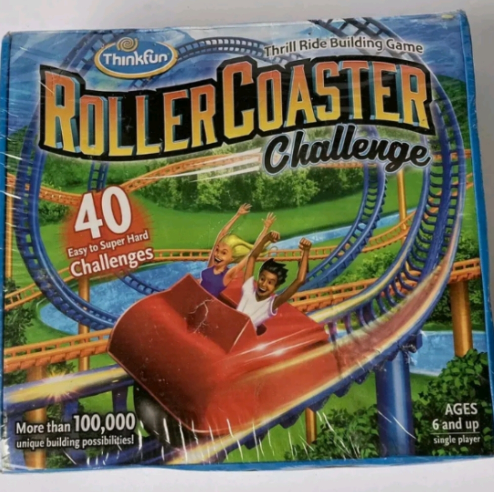 New Thinkfun Roller Coaster Challenge Stem Toy and Game 40 challenges
